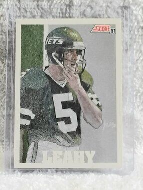 5/$20 Mint 1991 Score Pat Leahy MVP NFL Card 636!!